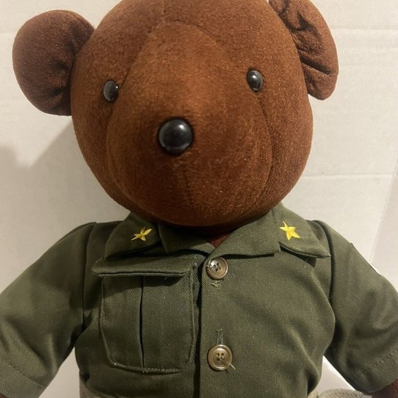North American Bear Co G.I.Joe Teddy Bear Plush 1st Bear Division Stuffed Animal